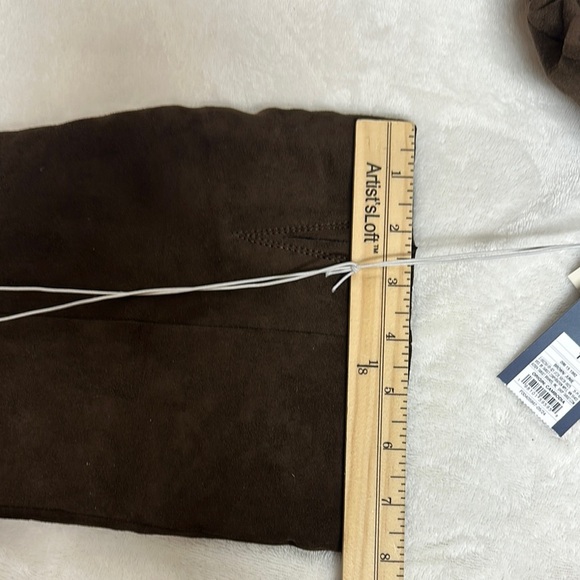 Universal Thread Brown Heeled Boots with Suede Like Finish - Picture 8 of 13